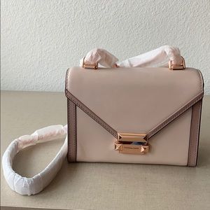 Michael Kors Soft Pink/Fawn Whitney Shoulder Bag